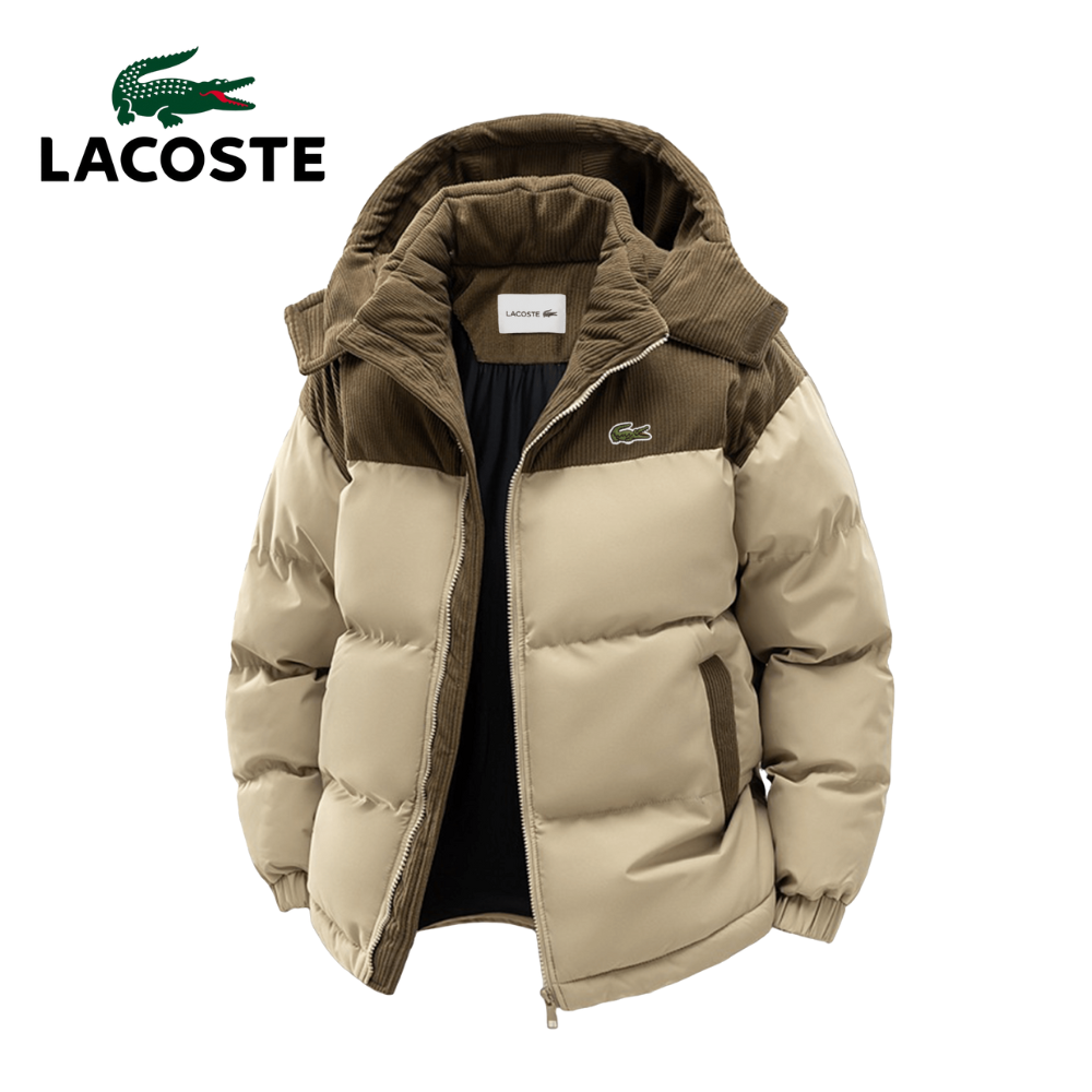 Klassische Lacoste-Winterjacke